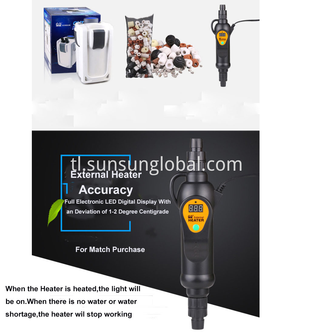 Sunsun External Water Filter Para sa Aquarium